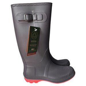 Kamik‎ Canada, KNEE HIGH RUBBER RAIN BOOTS TAGS ON, WOMAN'S Sz 8 grey PULL ON